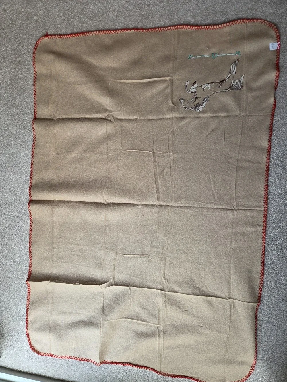 2014 Billy Mills 50th Gold Anniversary Commemorative Christmas Blanket